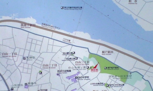 ハケの道案内板