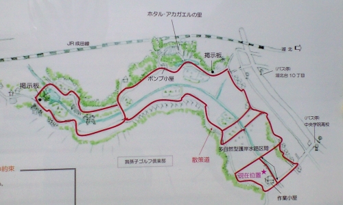 我孫子谷津ミュージアム案内板