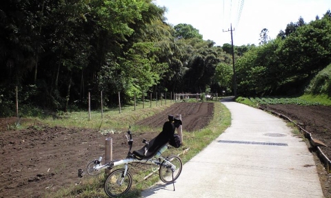 岡発戸峠の坂道