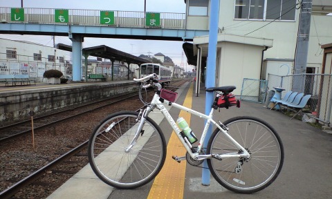 下妻駅構内