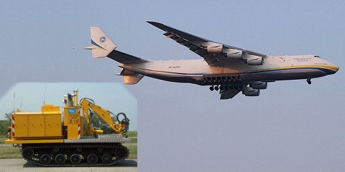 世界最大の輸送機アントノフ225型機