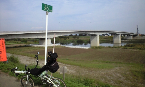 A.鬼怒川右岸20km地点