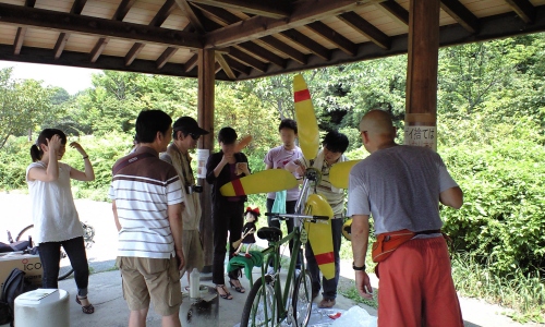 プロペラ自転車at蘆花公園