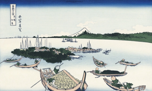 冨嶽三十六景 武陽佃島