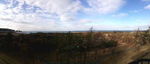 いこいの村たてやまのテラスの眺望.jpg