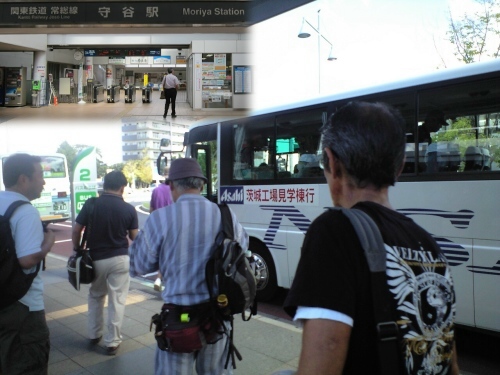 アサヒビール工場見学(守谷駅前)