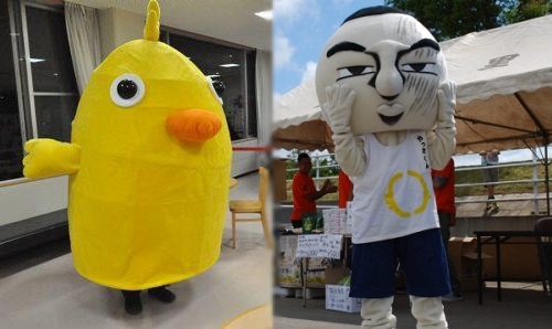 ヒヨ夫とやっさくん(流山市と東金市)