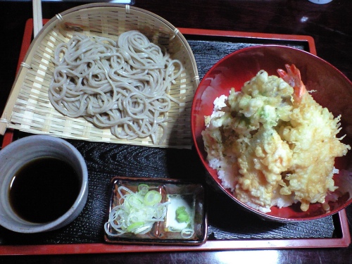 天丼&ミニざるそば付き(古民家)