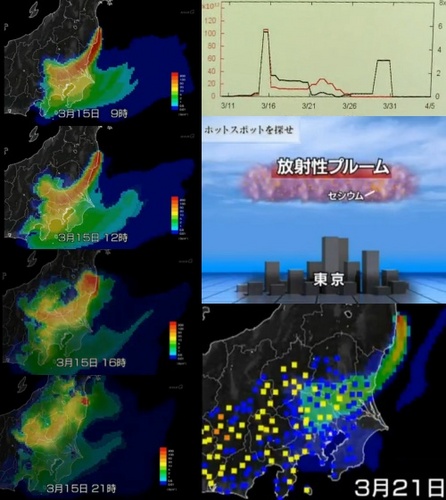 放射性プルームとホットスポット