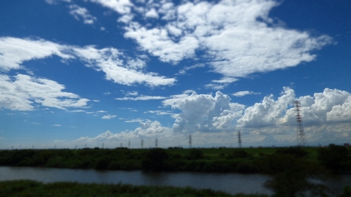 発達する積乱雲