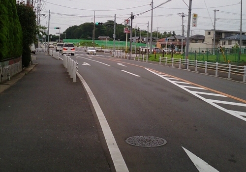 流山セントラルパーク駅前付近の風景