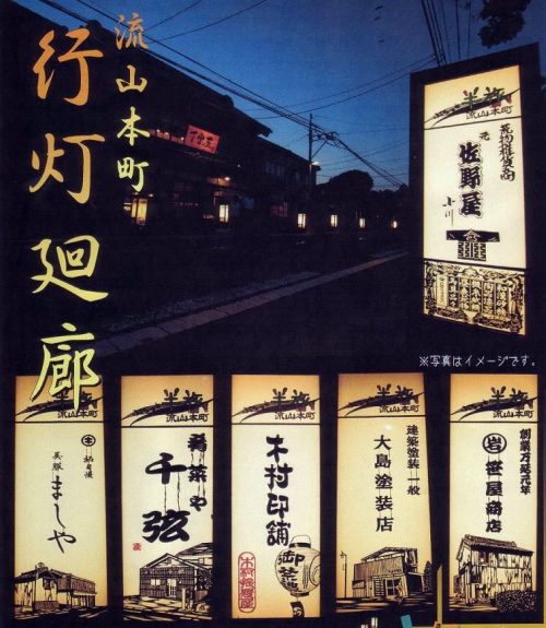 流山本町行灯廻廊