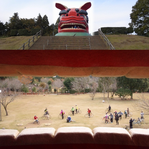 獅子頭展望台(常陸風土記の丘)