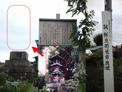鮮魚街道(常夜燈)