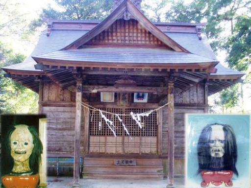 鹿島神社のアテルイ首像(城里町).jpg