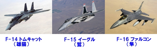 F-14 F-15 F-16 戦闘機