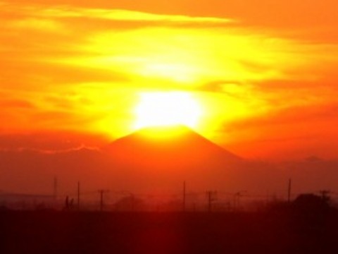 ダイヤモンド富士2007年12月23日