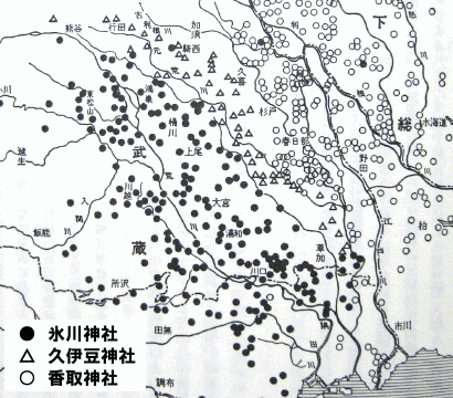 氷川・久伊豆・香取神社