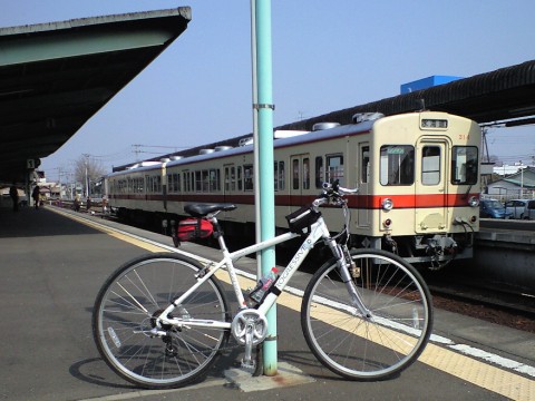 水海道駅ホーム