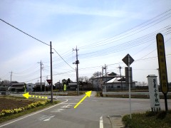 弘経寺への裏道