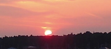 おおたかの森の夕日と富士山02