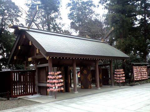 櫻木神社の絵馬掛