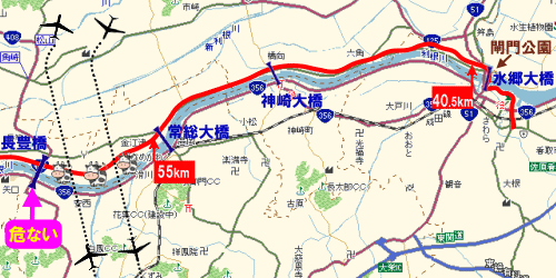 利根川CR海から60-40km